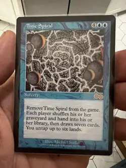 1x Time Spiral Urza's Saga MTG Magic the Gathering NM - Image 1