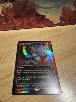 Deflecting Swat Foil Borderless Commander Masters NM MTG - Image 3