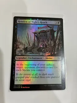 1x FOIL Honden of Night's Reach -NM- mtg - Image 1