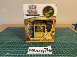 Pokemon Pikachu TCG Shining Legends Pin Collection Box Sealed - Image 1