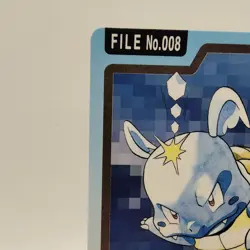 Pokemon Cards Bandai Carddass Wartortle File No.008 1997 Poor Japanese i777 - Image 2