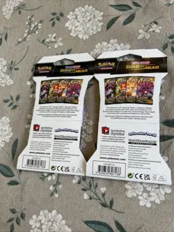 Lot Of 2 Pokemon TCG Sword & Shield Darkness Ablaze Booster Pack 820650807138 - Image 2