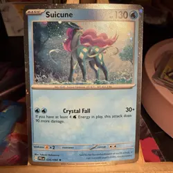 Suicune 026/094 SWIRL Phantasmal Flames Knockout Collection Pokemon TCG MINT - Image 1