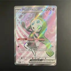 Meloetta EX 159/086 Sv: Black Bolt Ultra Rare Holo 200HP English Pokemon TCG - Image 1