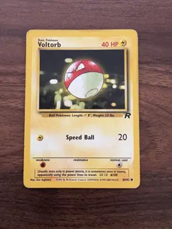 2000 Pokemon Team Rocket Voltorb #69/82 LP - Image 1