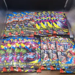 Pokemon TCG Mega Evolution Booster Pack Lot (15) New & Factory Sealed - Image 1