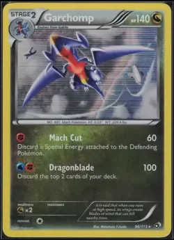 Garchomp 96/113 Holo Rare Legendary Treasures Pokemon Near Mint - Image 1