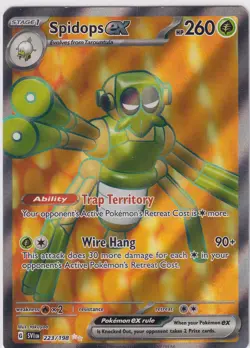 Spidops ex 223/198 Full Art SV01: Scarlet & Violet Base Set Pokemon TCG English - Image 1