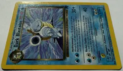Dark Blastoise 20/82 Non-Holo Rare Team Rocket Unlimited Pokemon TCG WOTC LP - Image 3