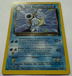Dark Blastoise 20/82 Non-Holo Rare Team Rocket Unlimited Pokemon TCG WOTC LP - Image 4
