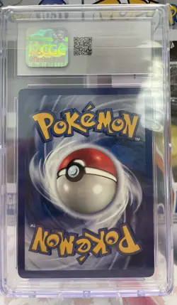 Pokemon TCG Porygon 039/102 Base Set 1st Edition GRAY STAMP CGC 8.5 POP 14 - Image 2