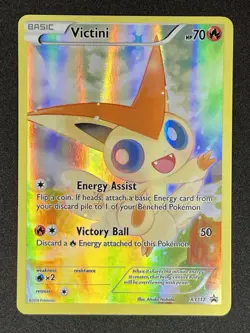 Pokemon TCG Victini XY117 Black Star Promo Holo - Image 1