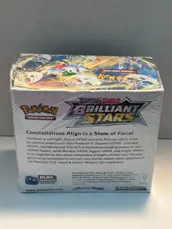 Pokemon TCG Sword & Shield Brilliant Stars Booster Box New Factory Sealed - Image 3