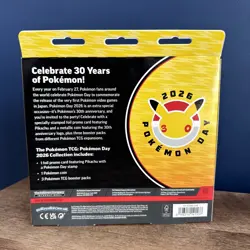 Pokemon TCG Pokemon Day 2026 30th Anniversary Collection Box SEALED - Image 2