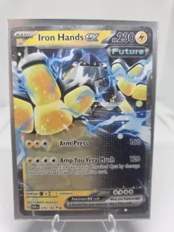 Iron Hands ex 070/182 Double Rare Paradox Rift Pokemon Lp - Image 1