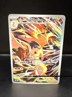 Pokemon Ethan's Typhlosion 190/182 Holo Illustration Rare Destined Rivals - Image 1