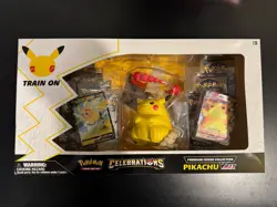 Pokemon TCG Celebrations Premium Figure Collection Pikachu VMAX Box 820650809408 - Image 1