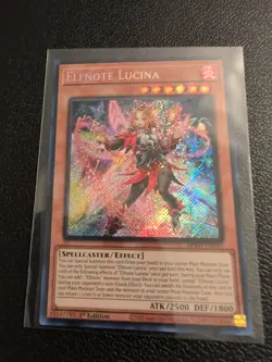 Yu-Gi-Oh! TCG Burst Protocol - Elfnote Lucina 1st Ed. BPRO-EN010 Secret Rare - Image 1
