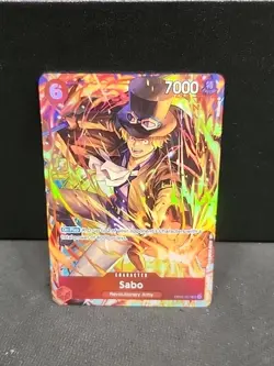 One Piece Illustration Box 5 : Sabo OP05-007 SR Super Rare Alt Art Promo English - Image 1