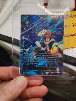 One Piece TCG - Carrying On His Will (OP13) - Portgas.D.Ace - EB02-028 (SP) - Image 4