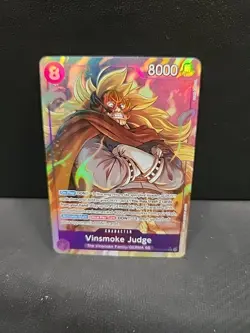 NM Vinsmoke Judge OP06-062 Alt Art SR Wings Of The Captain One Piece TCG CCG - Image 1