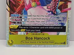 Boa Hancock OP14-112 SR The Azure Sea’s Seven One Piece TCG English NM - Image 4