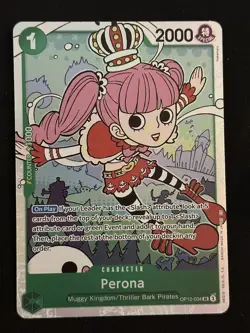 Perona SR Legacy of the Master OP12-034 LP-NM One Piece Card - Image 1