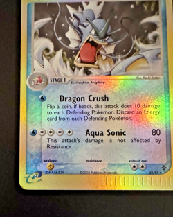 Pokemon Cards Lot of 2 Houndoom #34/97 reverse Holo Gyarados #32/97 reverse Holo - Image 2