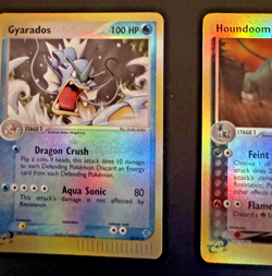 Pokemon Cards Lot of 2 Houndoom #34/97 reverse Holo Gyarados #32/97 reverse Holo - Image 4