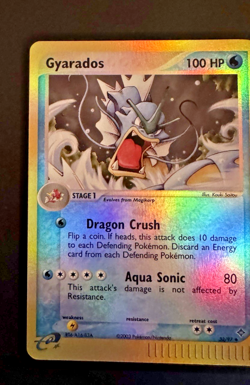 Pokemon Cards Lot of 2 Houndoom #34/97 reverse Holo Gyarados #32/97 reverse Holo - Image 5