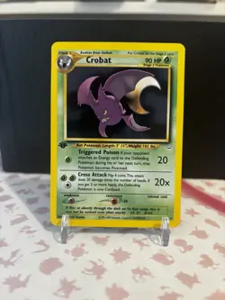 Crobat 4/64 1st Edition Neo Revelation Holo Rare Pokemon Card - Image 2