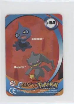 Evolution - Shuppet Banette Pokemon Advanced Action Cards #54 2004 - Image 2
