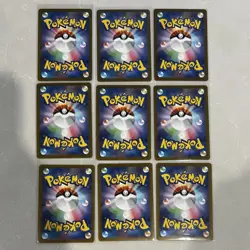 Pokemon Center x Yu Nagaba Eevee Eeveelutions 9 Card Set Japanes - Image 2