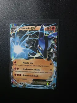 Pokemon Card Lucario EX 54/111 Furious Fists Ultra Rare Holo NM 2014 TCG - Image 1