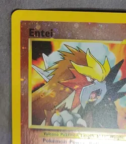 Reverse Holographic WOTC Black Star Promotional Pokemon Card: Entei #34 - Image 2