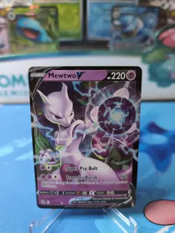 Mewtwo V - 030/078 - Pokemon Go Sword & Shield Ultra Rare Card NM - Image 1
