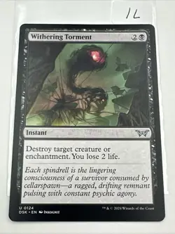 MTG Withering Torment DSK 0124 U LP Regular Uncommon - Image 4
