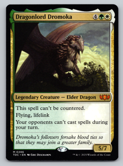 Dragonlord Dromoka - Commander: Tarkir: Dragonstorm MTG - Image 1