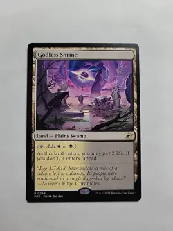 MTG - Godless Shrine _ Edge of Eternities Regular Rare #0254 - Image 1