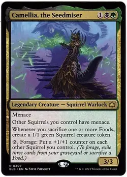 MTG Bloomburrow Camellia, the Seedmiser (Rare) - Image 1