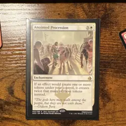 Wizards of the Coast Anointed Procession Amonkhet Rare White Enchantment #002 - Image 1