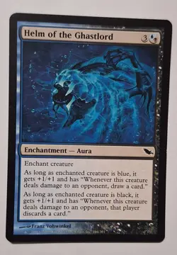 Helm of the Ghastlord X1- Nice LP/NM -Shadowmoor MTG Magic The Gathering English - Image 4