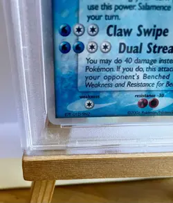 2006 Pokemon Salamence EX Dragon Frontiers 98/100 Holo Ultra Rare PSA 5 - Image 5