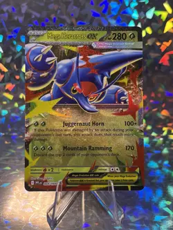 Pokemon TCG Mega-Heracross-EX Holo Rare 4/111 Phantasmal Flames NM - Image 1