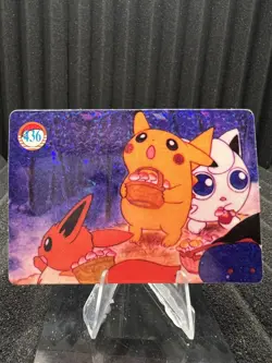 Pokemon Vintage Pocket Monsters Vending HOLO Prism Sticker Bandai 1999 Nintendo - Image 1