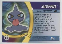 Shuppet Topps Pokemon Advanced Challenge #64 2004 - Image 2