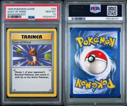 1999 POKEMON GAME | SHADOWLESS GUST OF WIND 93 💎 PSA 10 💎 - Image 3