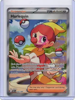 Harlequin Full Art #163/086 Ultra Rare SV: White Flare/Pokemon/NM - Image 1