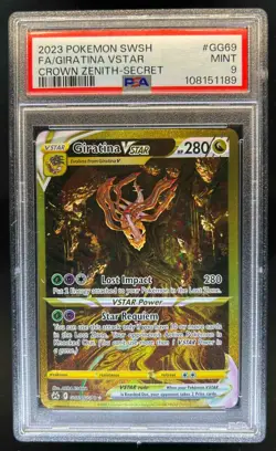 2023 Pokemon SWSH Crown Zenith Giratina VST Galarian Gallery #GG69/GG70 PSA 9 - Image 1