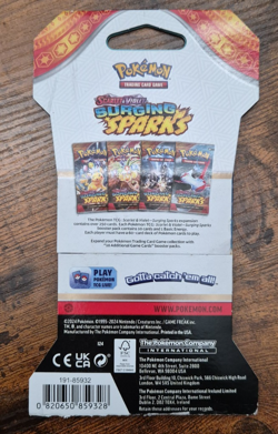 Pokemon Surging Sparks Sleeved Booster Packs 7 PACKS Random Art 171303.3 - Image 4